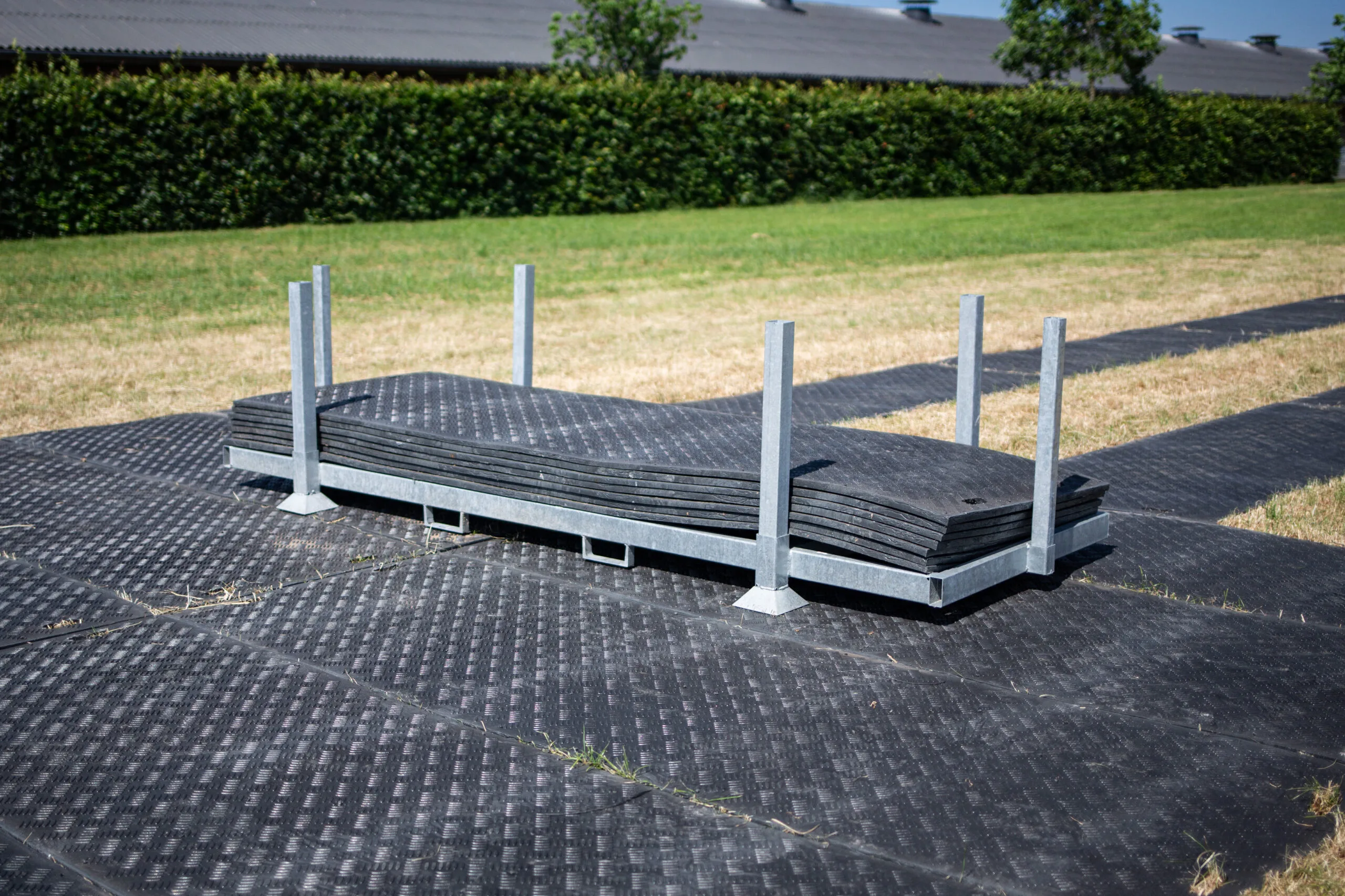 Kunststof rijplaten huren